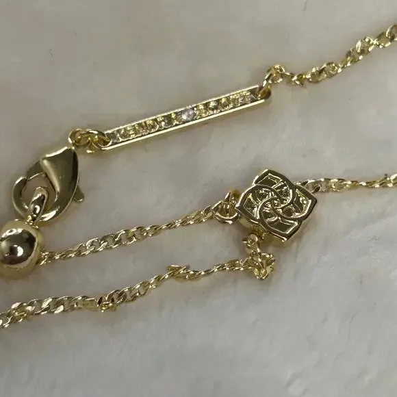 NEW! Kendra Scott Ballet Gold Short Pendant Necklace - Picture 6 of 6